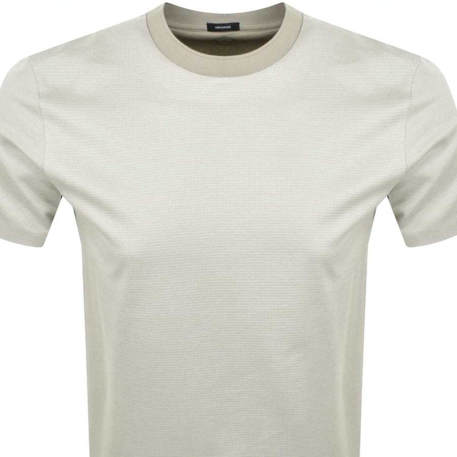 BOSS H Thompson 432 Jersey T Shirt Beige | Mainline Menswear